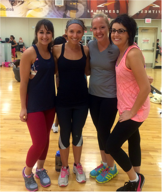 Zumba with Pink at LA Fitness in Fishers IN