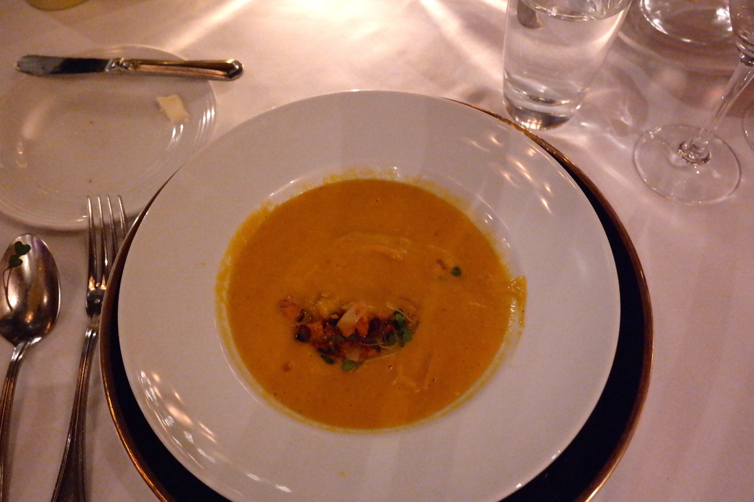 Joseph Decuis butternut squash soup
